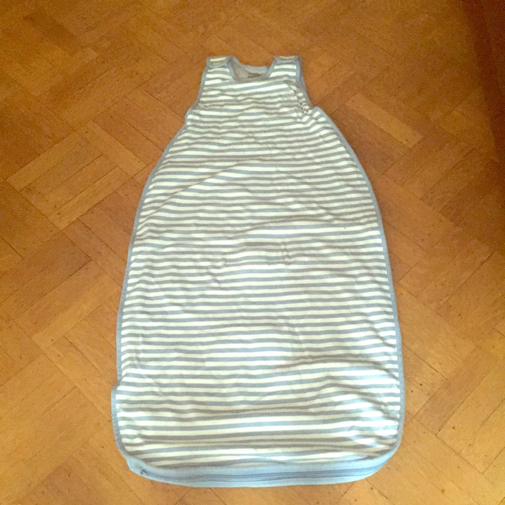 Woolino sleepsack. Blue/white. Size 2-4 years